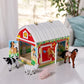 Melissa & Doug Melissa Doug Latches Barn Toy Sensory Activity Doors And Locks Toy Farm