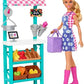 Barbie Careers Playset Farmers Market Set with Blonde Fashion Doll Furniture