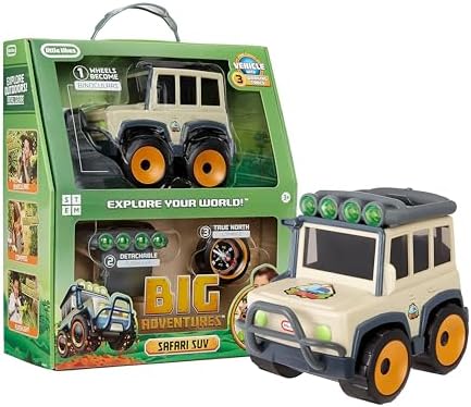 Little Tikes Big Adventures Binocular Searching Safari SUV STEM Toy Vehicle