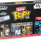 Funko Bitty POP Star Wars - Leia 4-Pack - Princess Leia R2-D2 C-3PO and A Surprise