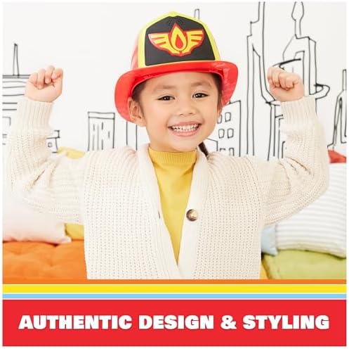 Disney Junior Firebuds Bo's Firefighter Hat with Light and Sounds Pretend Play Costume