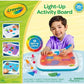 Crayola Light Up Activity Board Sensory Toy for Toddlers Light Box Light Up Coloring