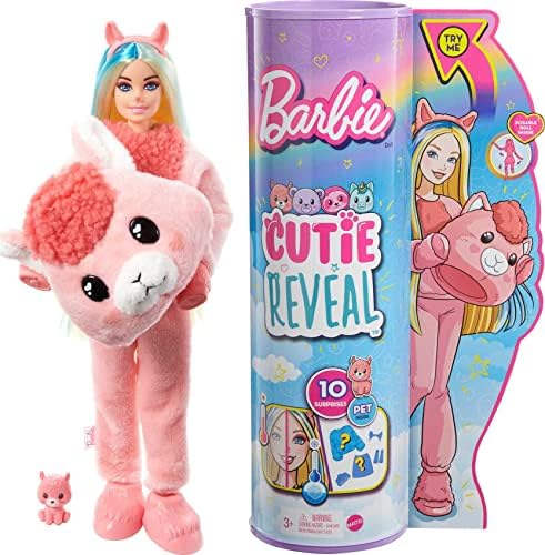 Barbie Cutie Reveal Doll Fantasy Series Teddy Bear Plush