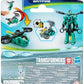 Transformers EarthSpark 1-Step Flip Changer Chaos Terran Spitfire 4-Inch Converting Robot