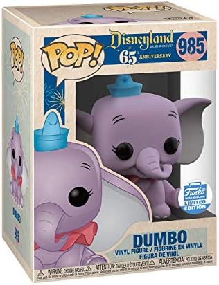 Funko Pop Disneyland Resort 65th Anniversary Dumbo Purple Vinyl Figure 985
