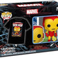 Funko Pop Toy Figure - Iron Man - Marvel Comics - T-Shirt - Clothes with Collectable Vinyl Figure