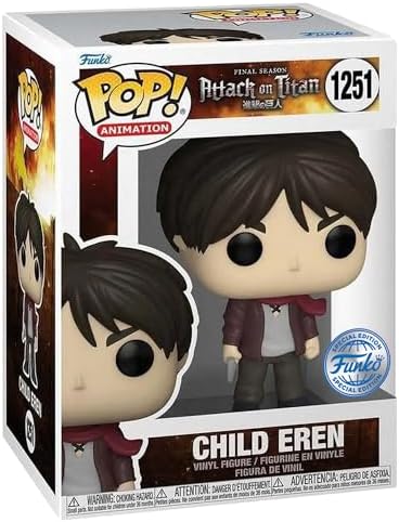 Funko Attack on Titan - Final Season Collector's Box - with Ymir Fritz and Child Eren Pop