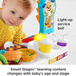 Fisher-Price Toddler Learning Toy Laugh Learn Servin' Up Fun Food Truck Electronic Playset