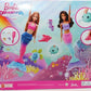 Barbie Mermaid Set With 2 Brunette Dolls 12-In30.40-Cm 4 Sea Pet