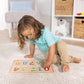 Melissa & Doug Melissa Doug Wooden Lift See Peg Puzzle