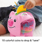 Fisher-Price Baby Toddler Toy Laugh Learn Smart Stages Piggy Bank with Educational Songs