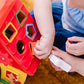 Melissa & Doug Melissa Doug Blue's Clues You Wooden Take-Along House Shape Sorter