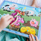 Melissa & Doug Melissa Doug Blue's Clues You Wooden Rainbow Stacking Puzzle 9 Pieces