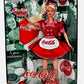 Barbie Mattel Year 1998 Barbie Collector Edition Coca-Cola Barbie as a Waitress.