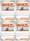 Pokemon Mela 167182 - Paradox Rift - Pokemon Trainer Card Lot x4 - Playset