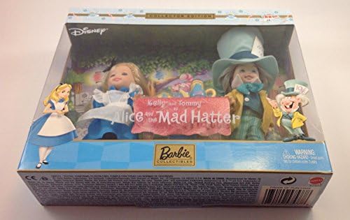 Mattel Barbie Kelly and Tommy as Alice and the Mad Hatter