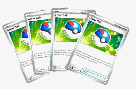 Pokemon Great Ball 183193 - Paldea Evolved - Pokemon Trainer Card Set - Playset