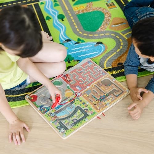 Melissa & Doug Melissa Doug PAW Patrol Wooden 4-in-1 Magnetic Wand Maze Board - FSC
