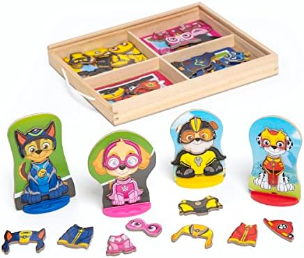 Melissa & Doug Melissa Doug PAW Patrol Wooden Magnetic Pretend Play 64 Pieces