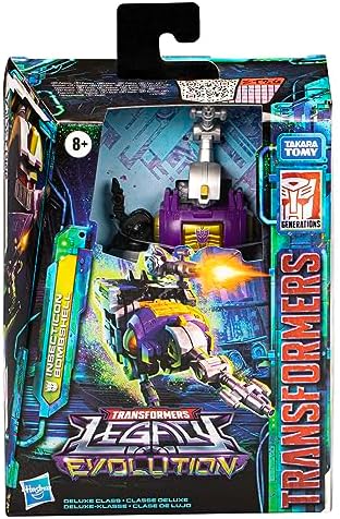 Transformers Legacy Evolution Deluxe Class Insecticon Bombshell Toy 5.5-inch Action