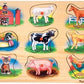 Melissa & Doug Melissa Doug Farm Sound Puzzle - Wooden Peg Puzzle With Sound Effects 9 pcs