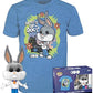 Funko Pop Tee Bugs Bunnya as Fred Jonesa Flocked - Large - L - T-Shirt - Clothes with