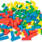 Melissa & Doug Melissa Doug Wooden Building Block Set - 200 Blocks in 4 Colors and 9