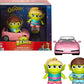 Mattel Pixar Alien Action Figures 2-Pack Barbie and Ken Remix Figures with Toy Car Giftsa