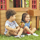 Little Tikes Real Wood Adventures 5-in-1 Game House Outdoor Wood Game Playhouse for All