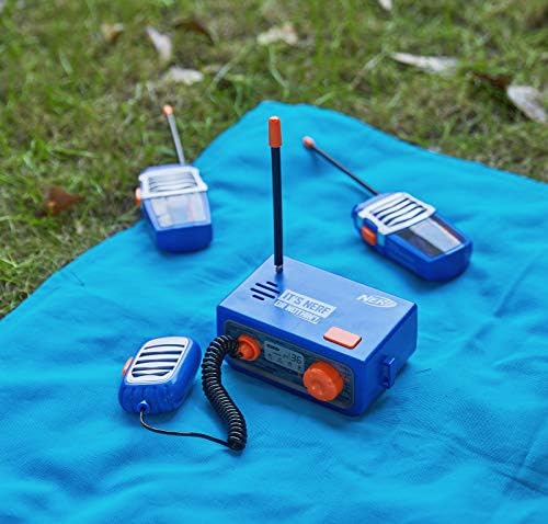 Nerf Walkie Talkies Set 3 Piece Walkie Talkie Base Station Kit for and Adults Long Rang