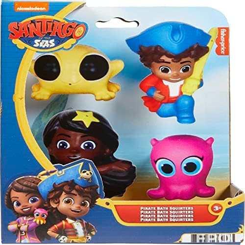 Fisher-Price Santiago of The Seas Pirate Bath Squirters with Santiago Kiko Lorelai