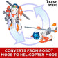 Transformers Playskool Heroes Rescue Bots Blades The Copter-Bot 4.5-Inch Action Figure