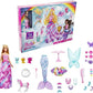 Barbie Dreamtopia Advent Calendar Fantasy-Themed with 24 Surprises Daily Include Barbie Fashion Doll