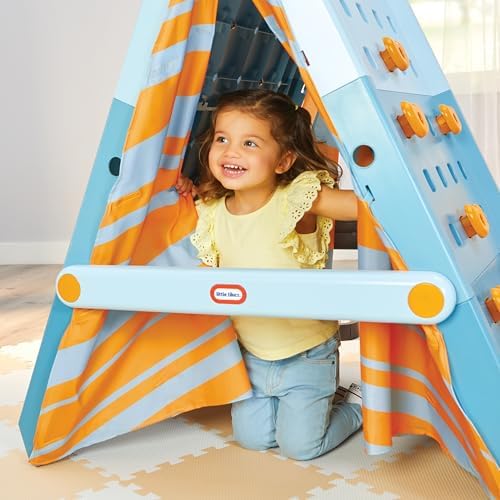 Little Tikes Campin' Climb Wall Active Play Climbing Wall and Tent for Boys and Girls