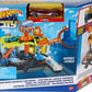 Hot Wheels City Toy Track Set Downtown Express Car Wash Playset