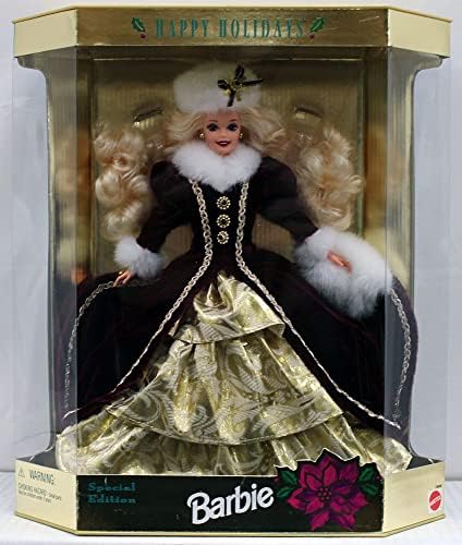 Mattel Happy Holidays Barbie Christmas 1996