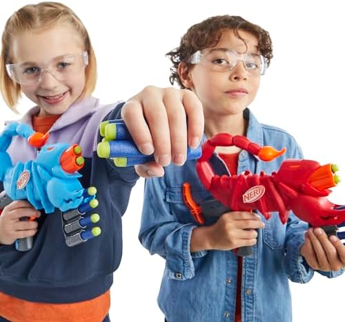 NERF Wild Lionfury Easy Play Dart Blaster 16 Nerf Elite Darts Nerf Blaster Lion for 6