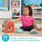 Melissa & Doug Melissa Doug Wooden Take-Along Barn Toy with Flip-Up Roof and Handle 10