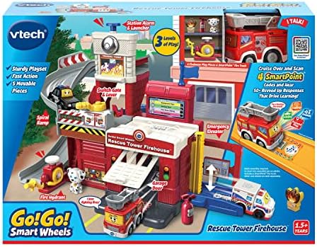 VTech Go Go Smart Wheels Rescue Tower Firehouse