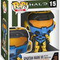 Funko Pop Halo Infinite - Spartan Mark VII with VK78 Blue Yellow with Game Add On 3.75