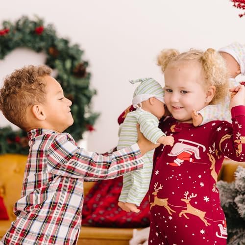 Melissa & Doug Melissa Doug Mine to Love Twins Sebastian Sofia 15 Medium Skin-Tone Boy and Girl Baby Doll