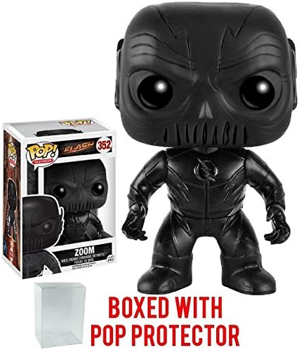 Funko POP Flash TV Series - Zoom Funko Pop Vinyl Figure Bundled with Compatible Pop Box