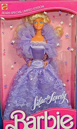 Mattel Lilac Lovely Barbie - Sears Special Limited Edition