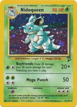 Pokemon - Nidoqueen 12 - Base Set 2 - Holo