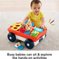 Fisher-Price Baby Toddler Toy Laugh Learn Pull Play Learning Wagon Musical Pull-Along