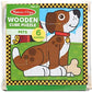 Melissa & Doug Melissa Doug Pets Wooden Cube Puzzle With Storage Tray 16 pcs