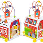 Melissa & Doug Melissa Doug First Play Slide Sort Roll Wooden Activity Barn