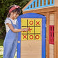 Little Tikes Real Wood Adventures 5-in-1 Game House Outdoor Wood Game Playhouse for All
