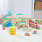 Melissa & Doug Melissa Doug Wooden Shape Sorting Grocery Cart Push Toy and Puzzle