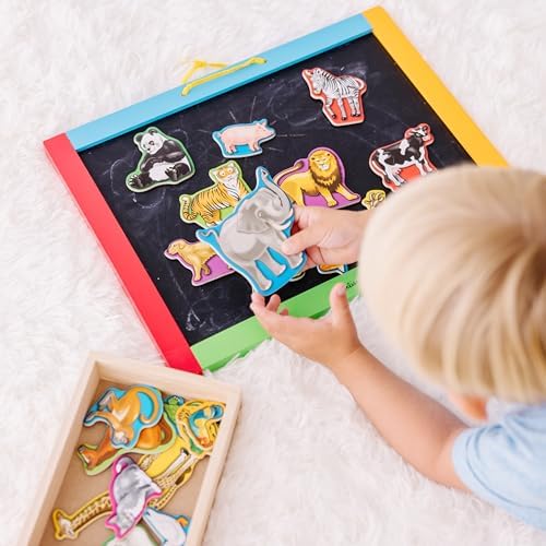 Melissa & Doug Melissa Doug 20 Wooden Animal Magnets in a Box Cute Animal Fridge Magnets